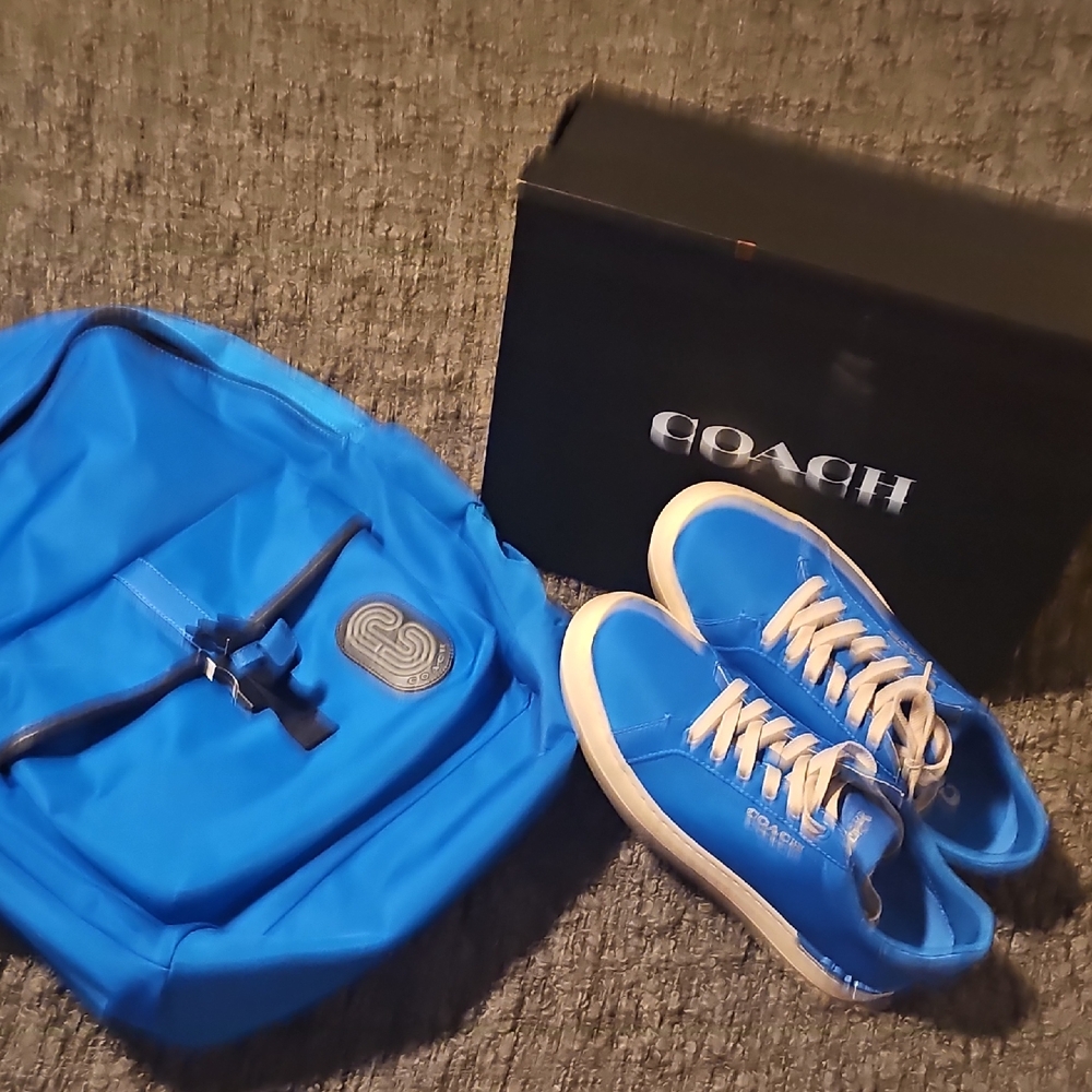 Coach Blue NYLON SNEAKERS